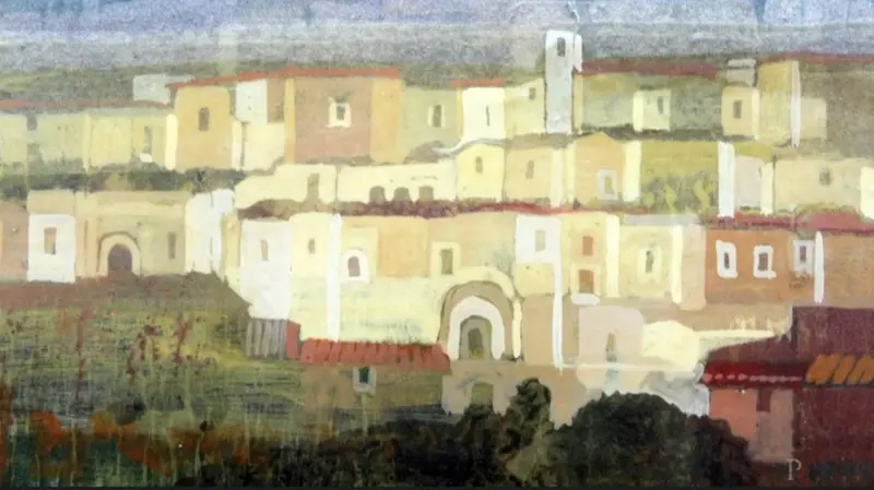 Franciacorta paesaggio, opera di Gianfranco Caffi