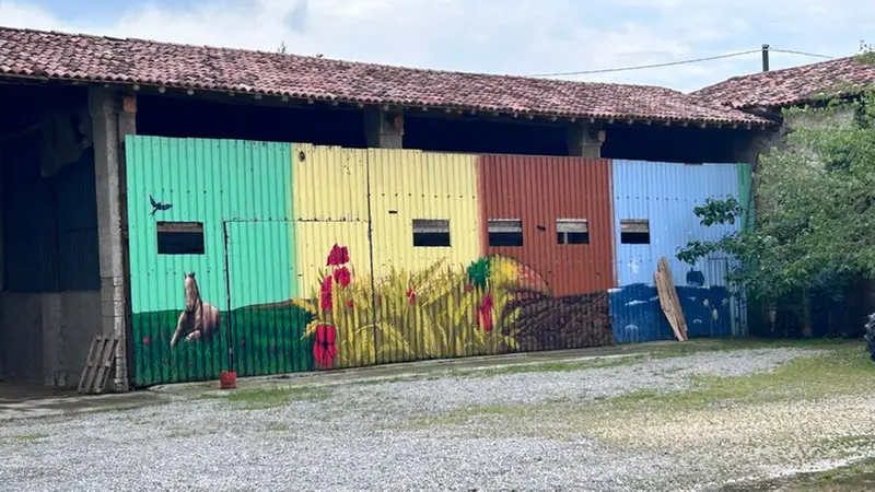 Uno scorcio all'interno dell'azienda agricola - © www.giornaledibrescia.it