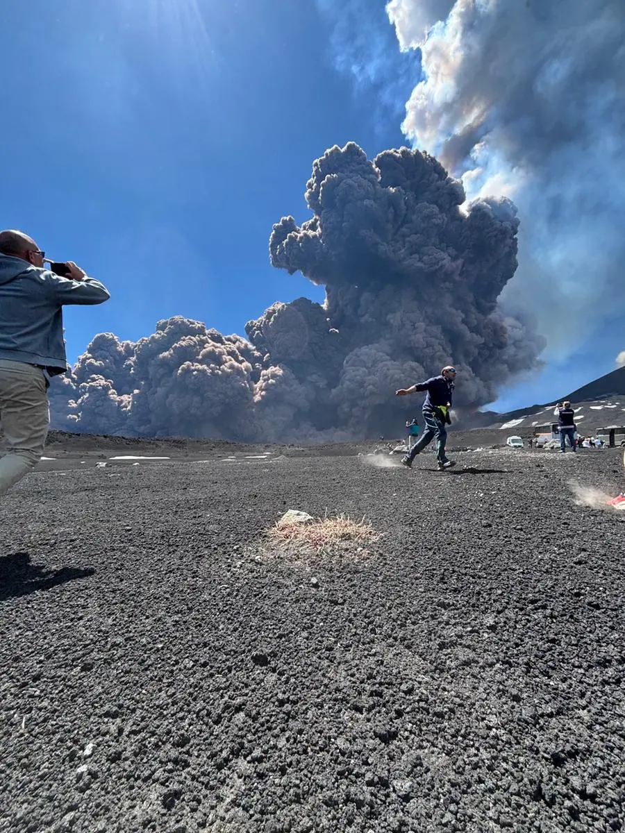 L'eruzione dell'Etna