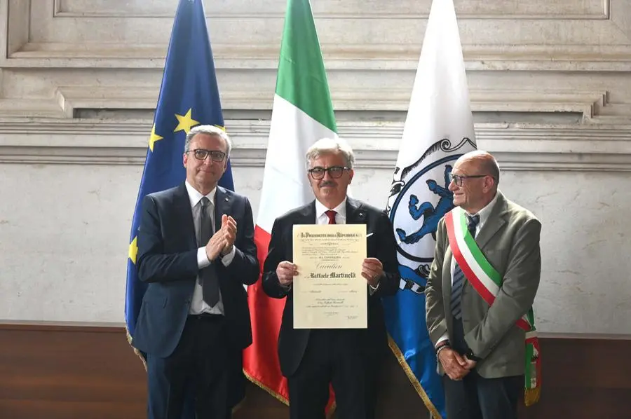 Loggia, la consegna delle onorificenze al merito della Repubblica
