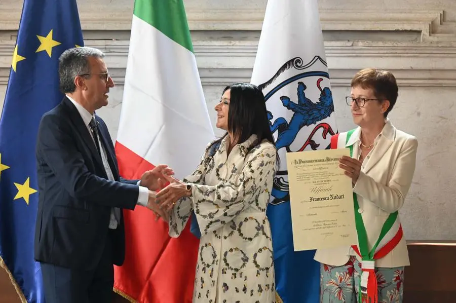 Loggia, la consegna delle onorificenze al merito della Repubblica