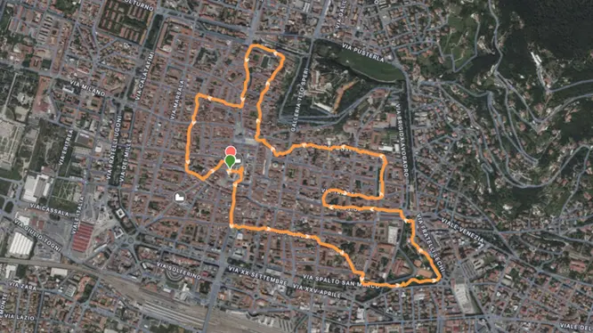 Il percorso della GdB Run