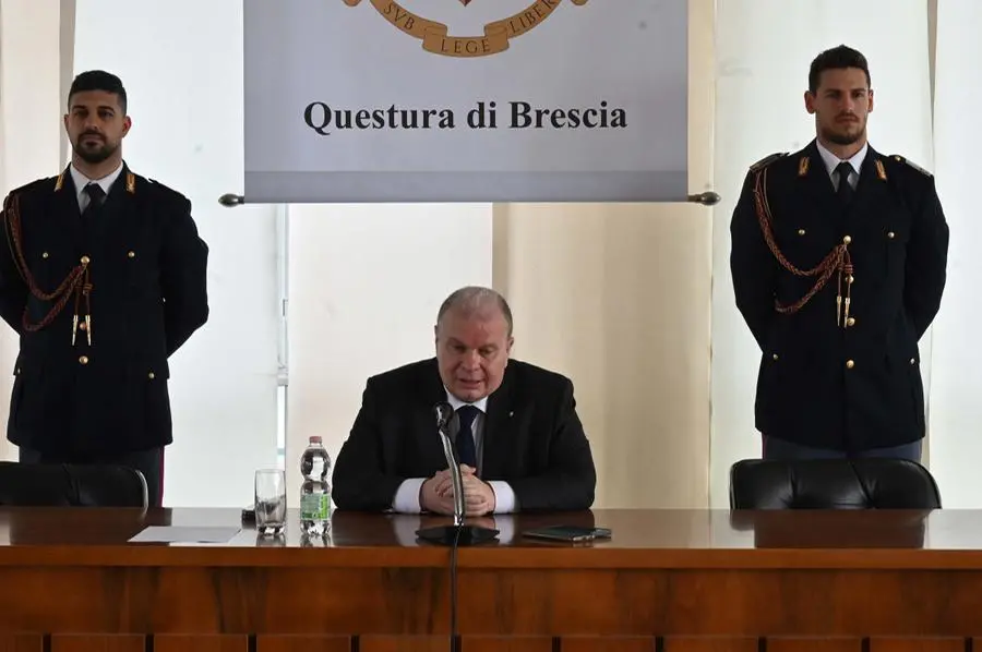 L'insediamento del nuovo questore Paolo Sartori