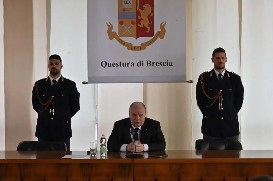 L'insediamento del nuovo questore Paolo Sartori