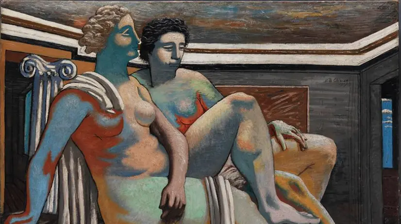 Due figure mitologiche (Giorgio de Chirico) - Mart
