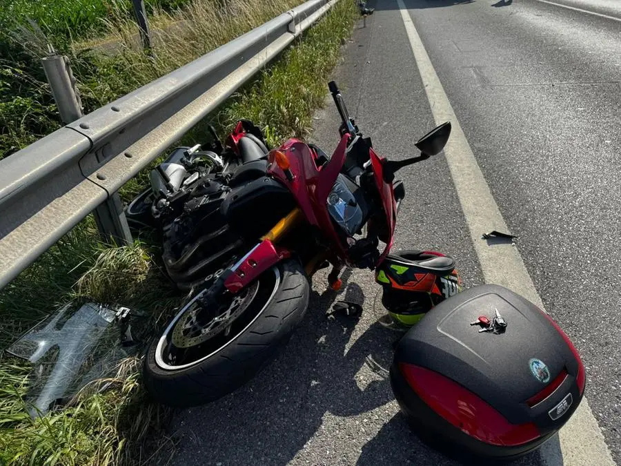 Scontro auto-moto a Prevalle