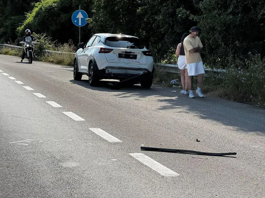 Scontro auto-moto a Prevalle