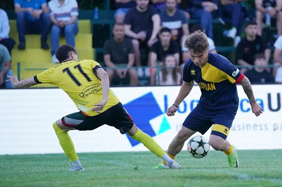 SPORT CALCIO 45¡ TORNEO NOTTURNO POLPENAZZE GIORNATA 4 CRISTIAN - FOP CARROZZERIA/TOSCANI COSTRUZIONI/COLORIFICIO INGROS COLOR NELLA FOTO RABBAS E ZIGLIOLI 03-06-2025 perteghella@newreporter