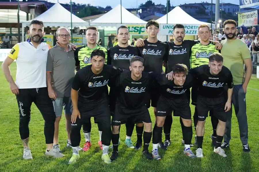 SPORT CALCIO 45¡ TORNEO NOTTURNO POLPENAZZE GIORNATA 4 TINTEGGIATURE ERIKA/AMADEI COSTRUZIONI/EDIL EUROPA - UTR/RISPOSTA SERRAMENTI/PRESSFINMETAL/ARICI COSTRUZIONI/GUARNIMED NELLA FOTO TINTEG. ERIKA 03-06-2025 perteghella@newreporter