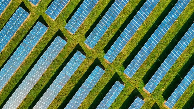 I pannelli solari, simbolo di un'energia pulita