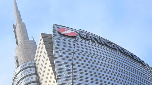 La Torre Unicredit, quartier generale dell'omonimo gruppo bancario, nel complesso direzionale di Garibaldi/Porta Nuova a Milano, 21 gennaio 2025. ANSA/DANIEL DAL ZENNARO