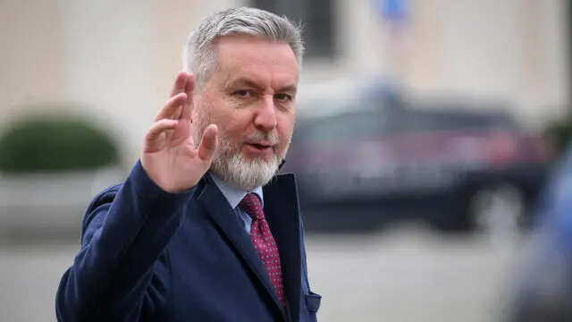 Il presidente del COPASIR Lorenzo Guerini, Roma, 19 febbraio 2025. ANSA/ALESSANDRO DI MEO
