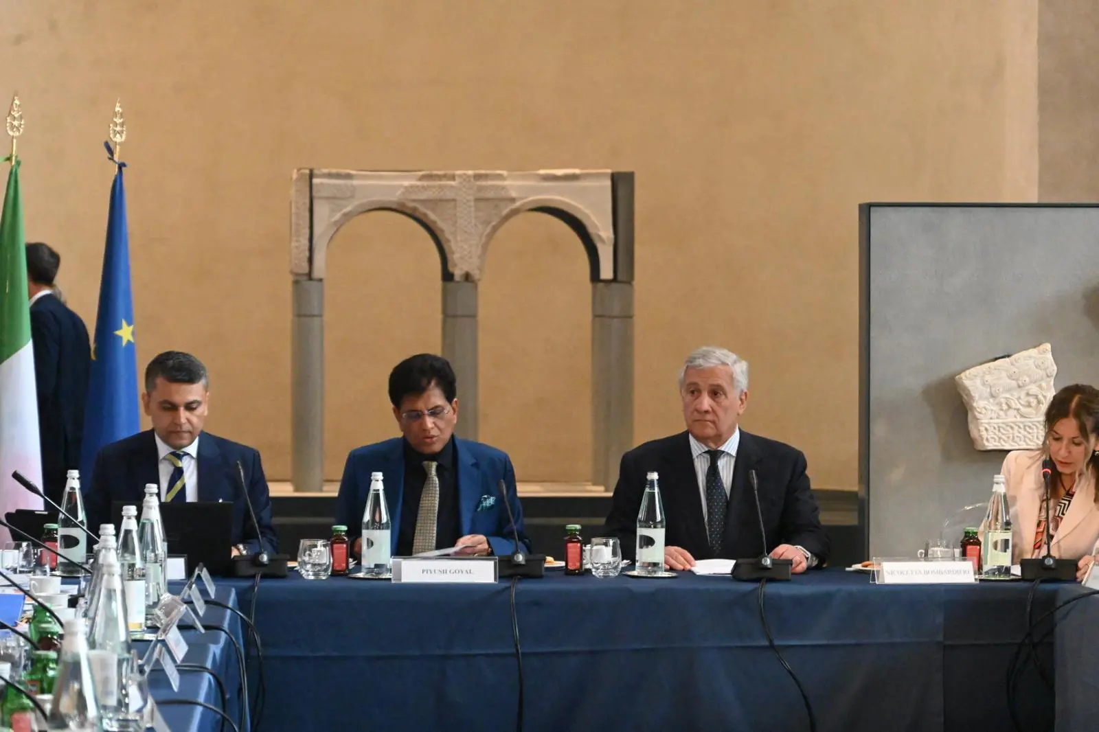 Il summit con i ministri Tajani e Goyal al Museo di Santa Giulia