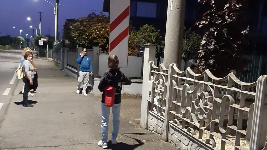 Ghedi, il cartello pericoloso è stato spostato - © www.giornaledibrescia.it