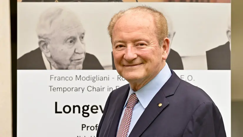 Il premio Nobel per l'economia Robert Cox Merton - © www.giornaledibrescia.it