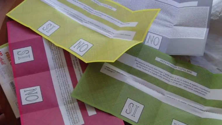 Si vota l'8 e il 9 giugno
