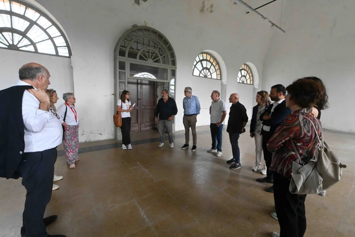 La visita della Commissione in Castello