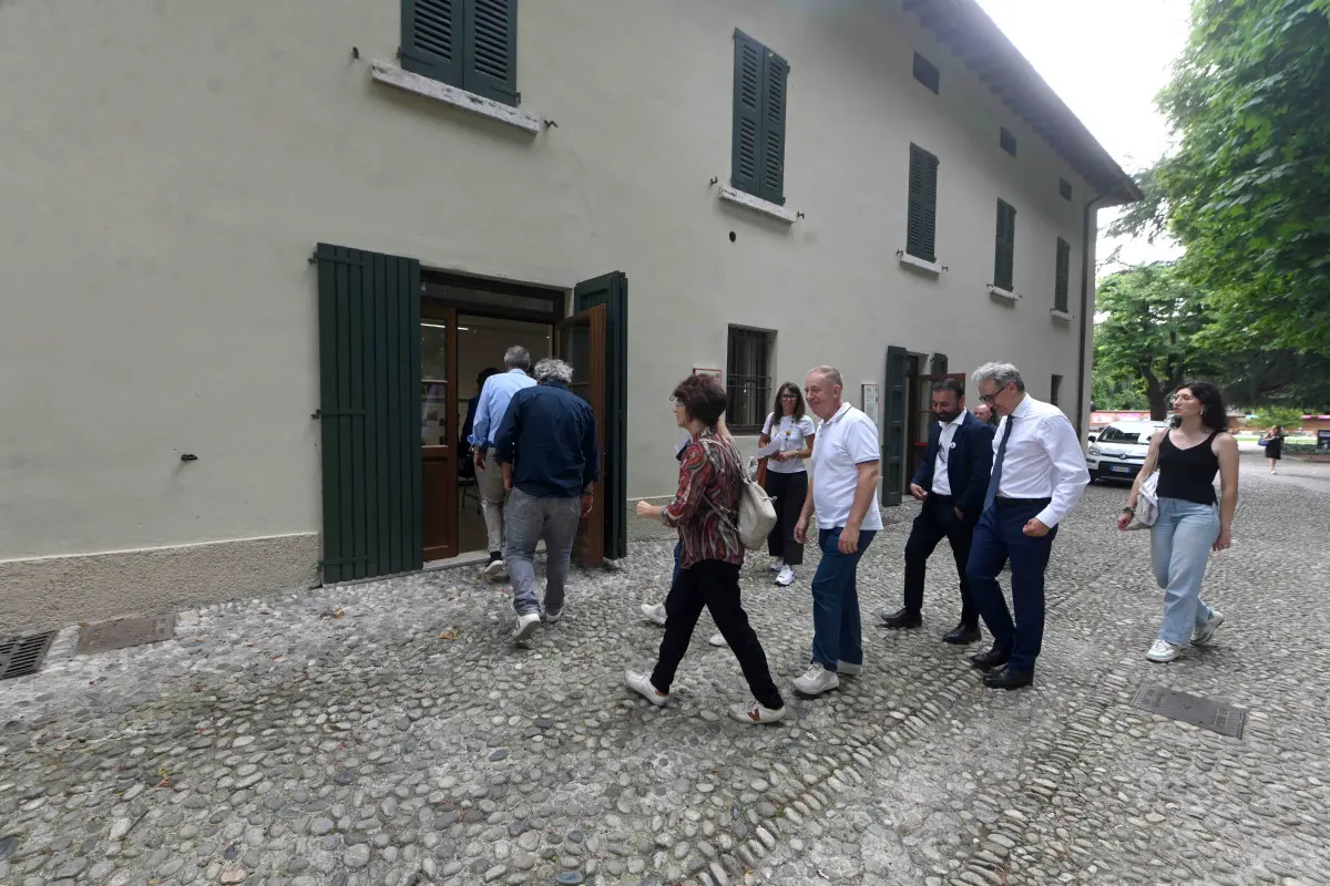 La visita della Commissione in Castello