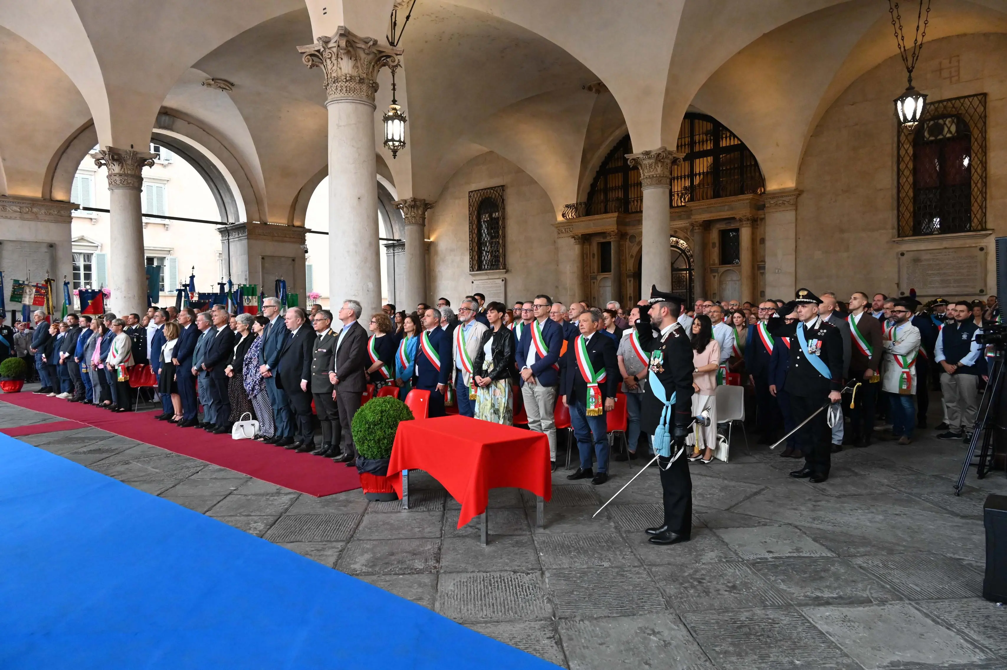 L'Arma dei Carabinieri festeggia in piazza Loggia