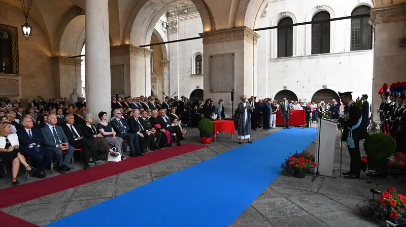 L'Arma dei Carabinieri festeggia in piazza Loggia