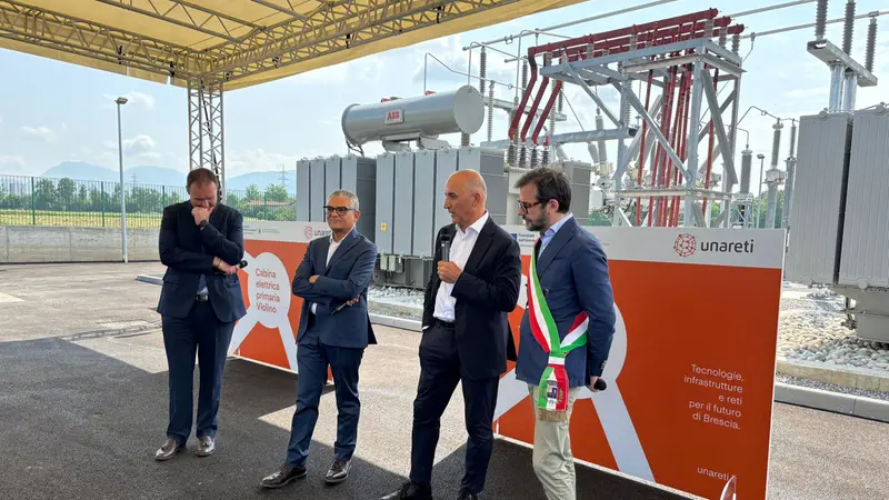 A2A, l'inaugurazione della cabina primaria Violino