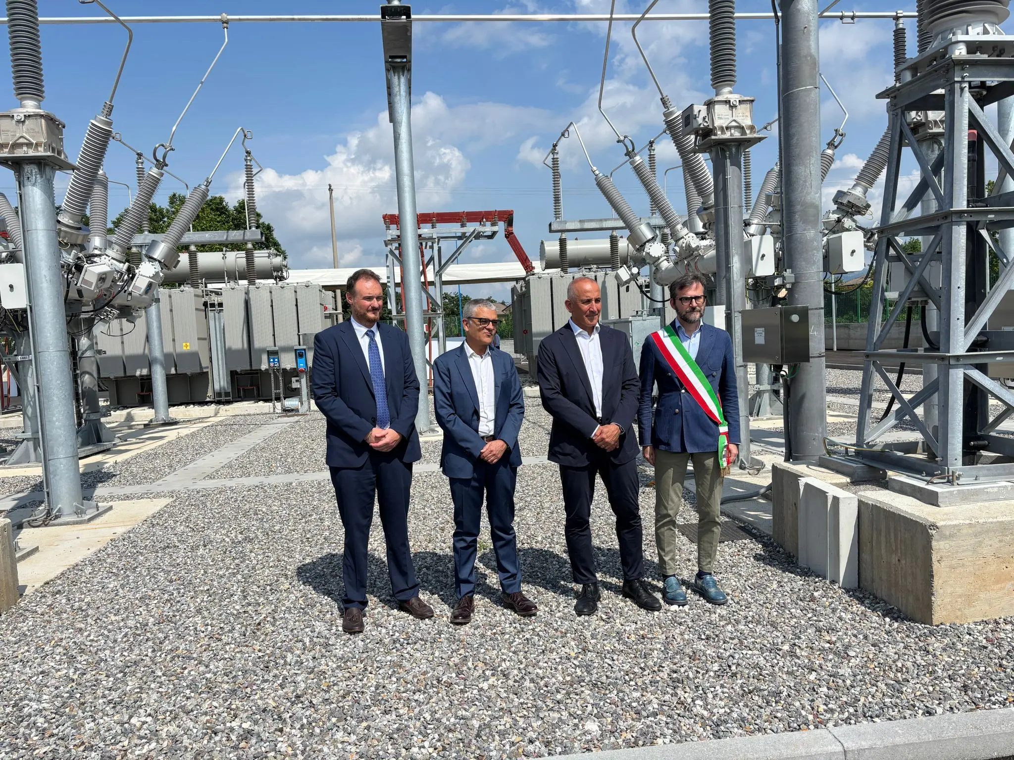 A2A, l'inaugurazione della cabina primaria Violino