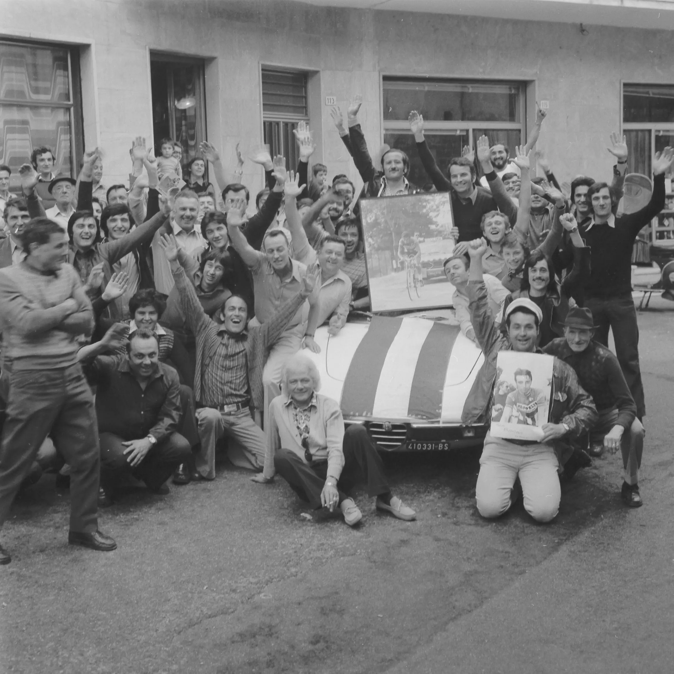 L'11 giugno 1975 Concesio festeggia Fausto Bertoglio