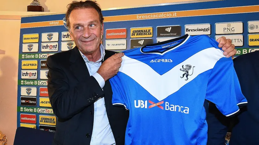 Cellino con la maglia del Brescia Calcio - Foto New Reporter Zanardelli © www.giornaledibrescia.it