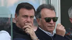 Il presidente di Coldiretti Ettore Prandini con Massimo Cellino © www.giornaledibrescia.it