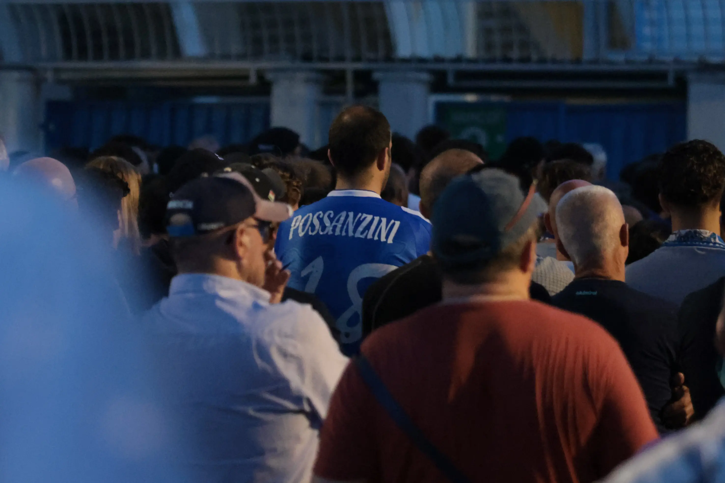 I tifosi del Brescia davanti al Rigamonti
