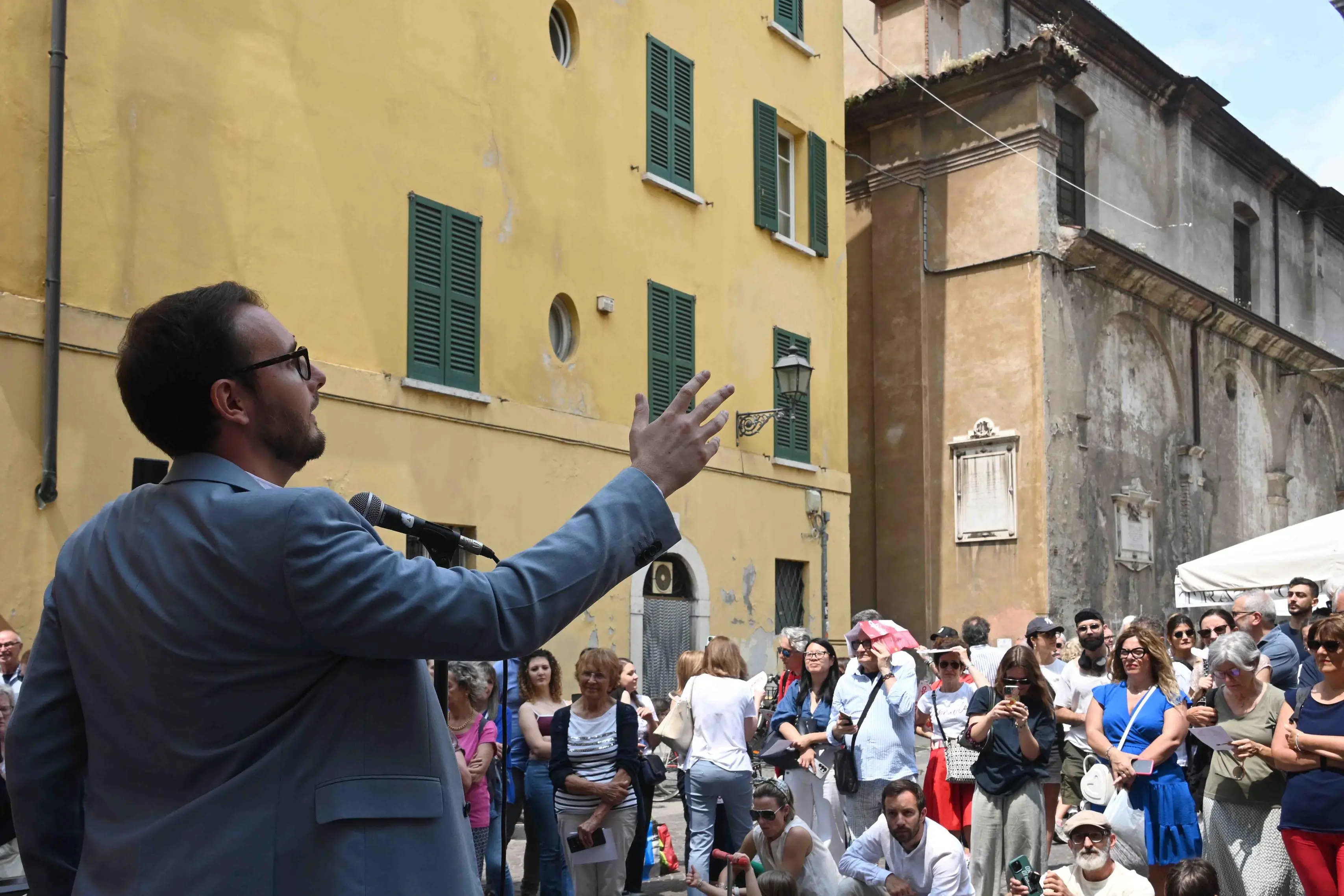 CRONACA BRESCIA FESTA DELL'OPERA 2025 NELLA FOTO VIA GASPARO DA SALO' PER RAMPULLA 07-06-2025 MARCO ORTOGNI NEW EDEN GROUP