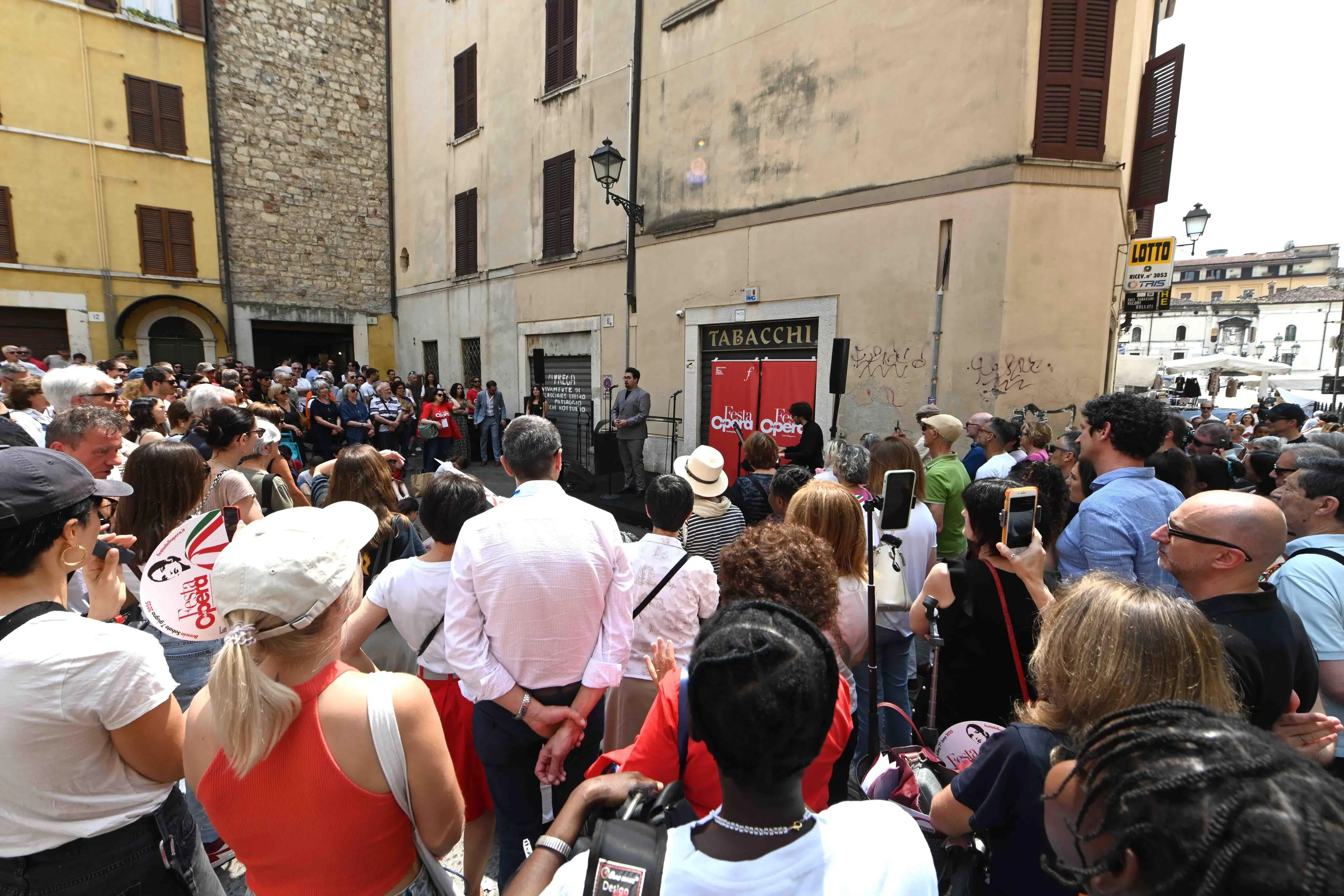 CRONACA BRESCIA FESTA DELL'OPERA 2025 NELLA FOTO VIA GASPARO DA SALO' PER RAMPULLA 07-06-2025 MARCO ORTOGNI NEW EDEN GROUP