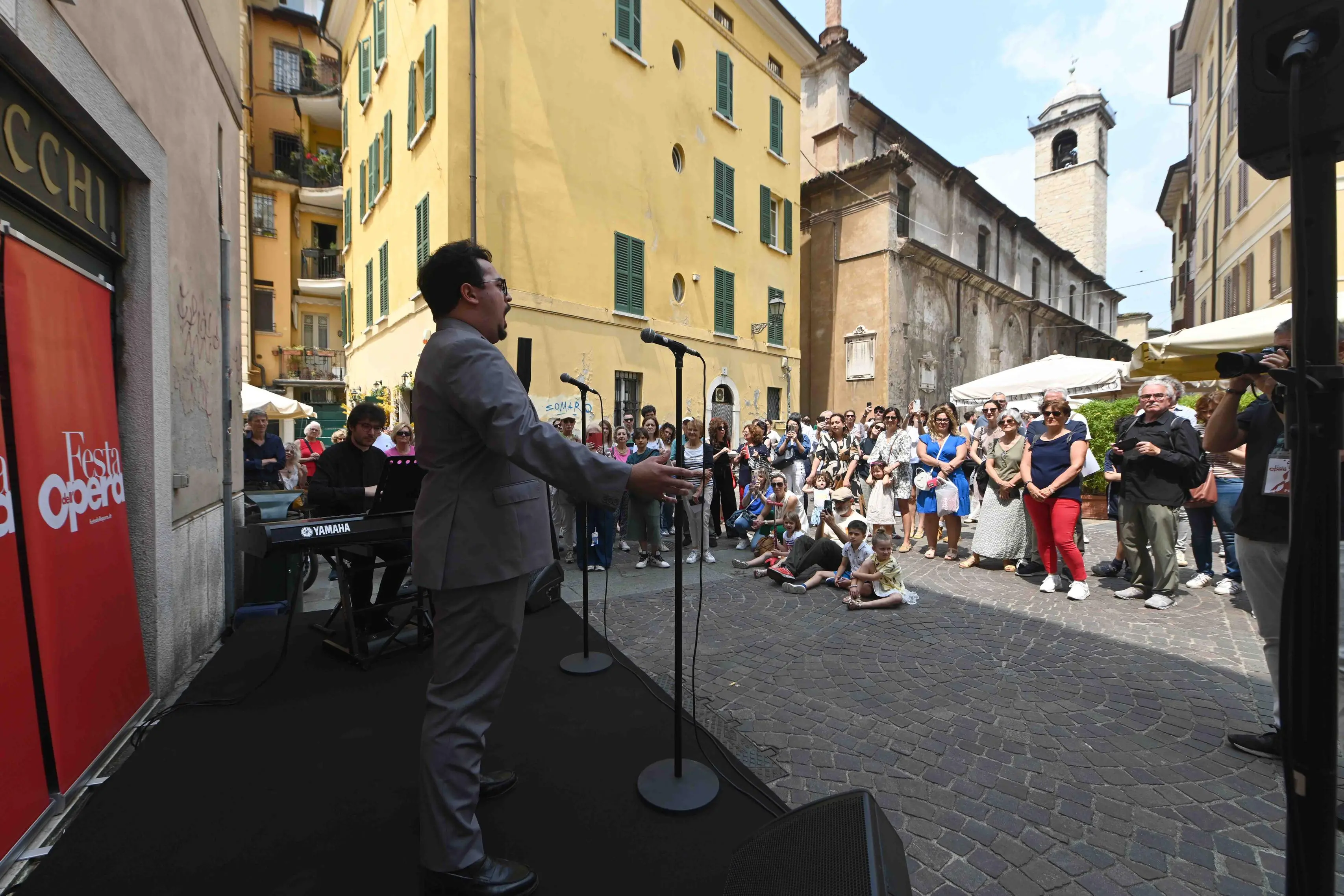 CRONACA BRESCIA FESTA DELL'OPERA 2025 NELLA FOTO VIA GASPARO DA SALO' PER RAMPULLA 07-06-2025 MARCO ORTOGNI NEW EDEN GROUP
