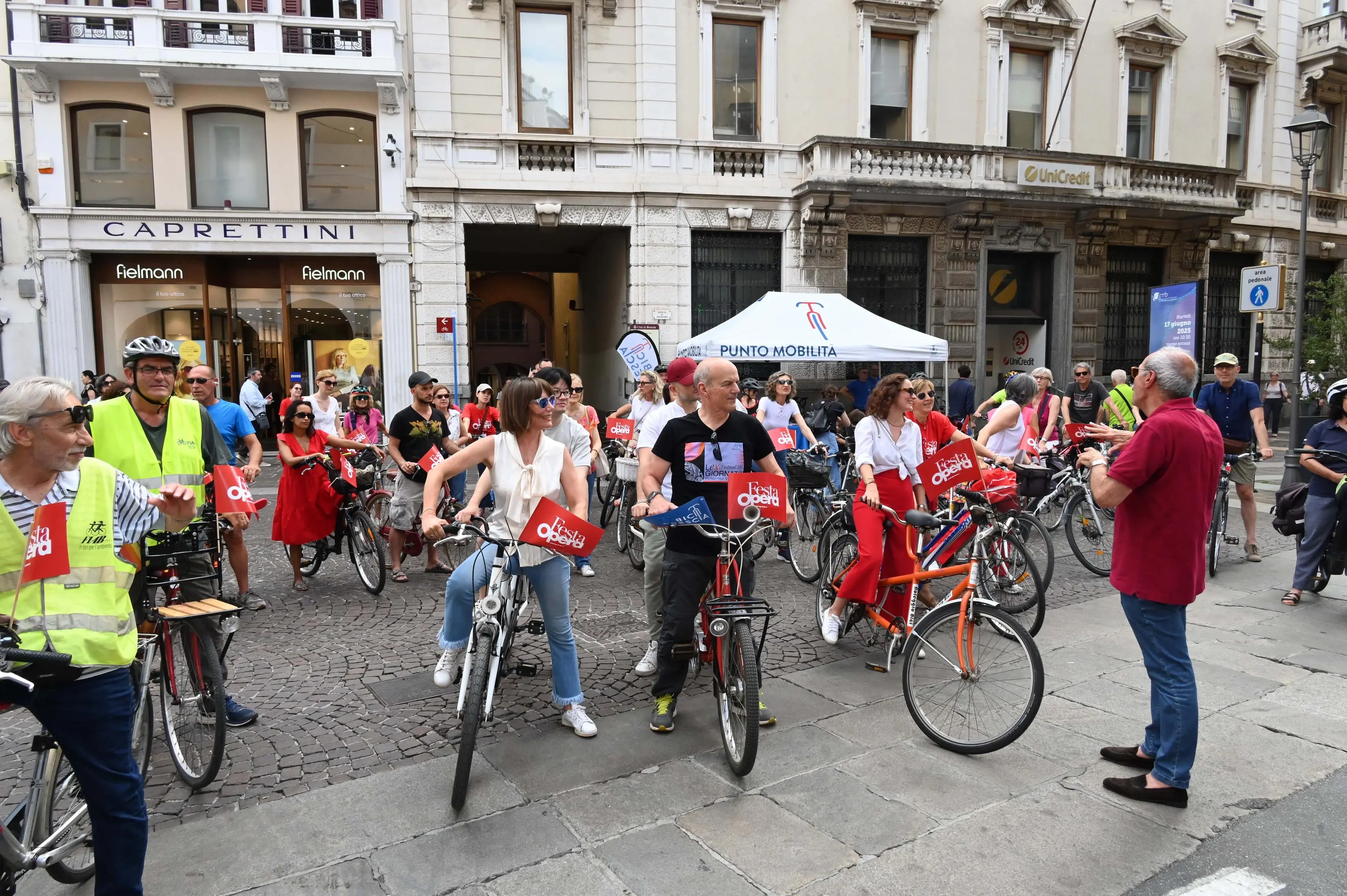 CRONACA BRESCIA FESTA DELL'OPERA CORSO ZANARDELLI OPERA BIKE REDAZIONE CRONACA 07-06-2025  GABRIELE STRADA NEW EDEN GROUP                             