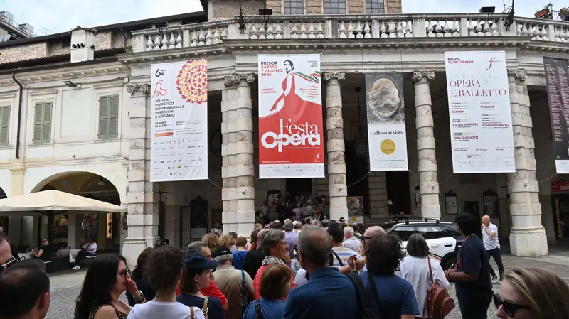 CRONACA BRESCIA TEATRO GRANDE FESTA DELL'OPERA LA CARMEN REDAZIONE CRONACA 07-06-2025 GABRIELE STRADA NEW EDEN GROUP                             