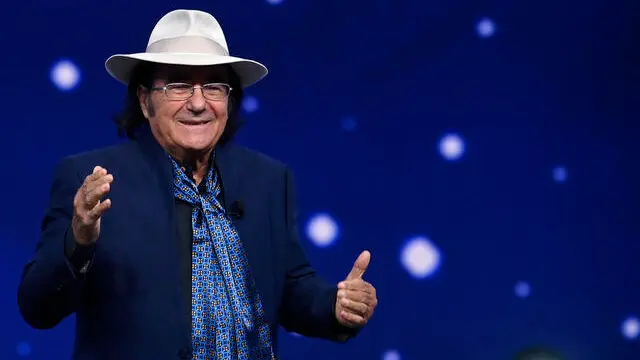 Al Bano durante la trasmissione televisiva Dalla strada al palco in onda su Rai Uno, Roma, 10 gennaio 2025. ANSA/RICCARDO ANTIMIANI