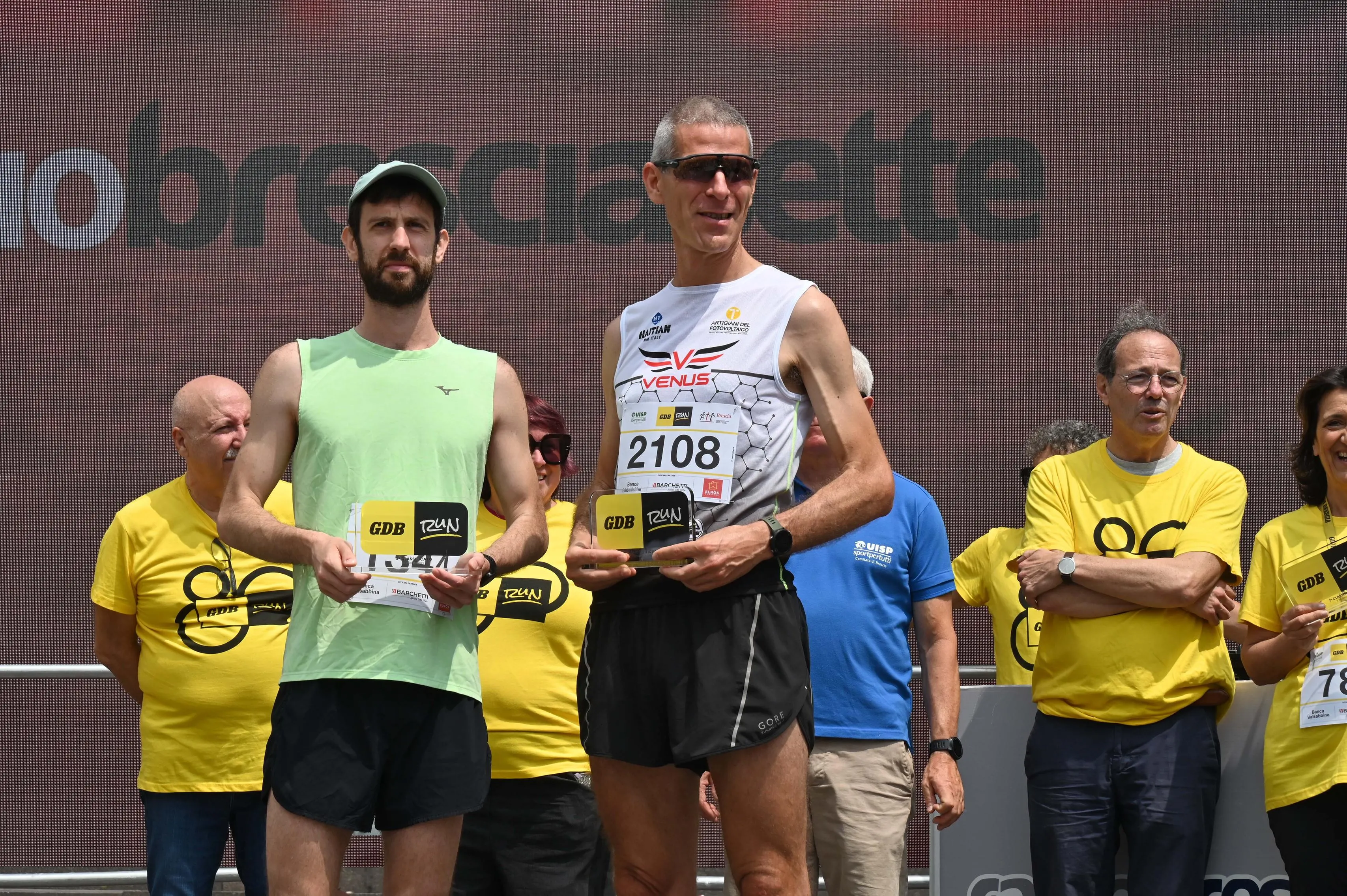 CRONACA BRESCIA PIAZZA VITTORIA GDB RUN REDAZIONE CRONACA 08-06-2025 GABRIELE STRADA NEW EDEN GROUP                             