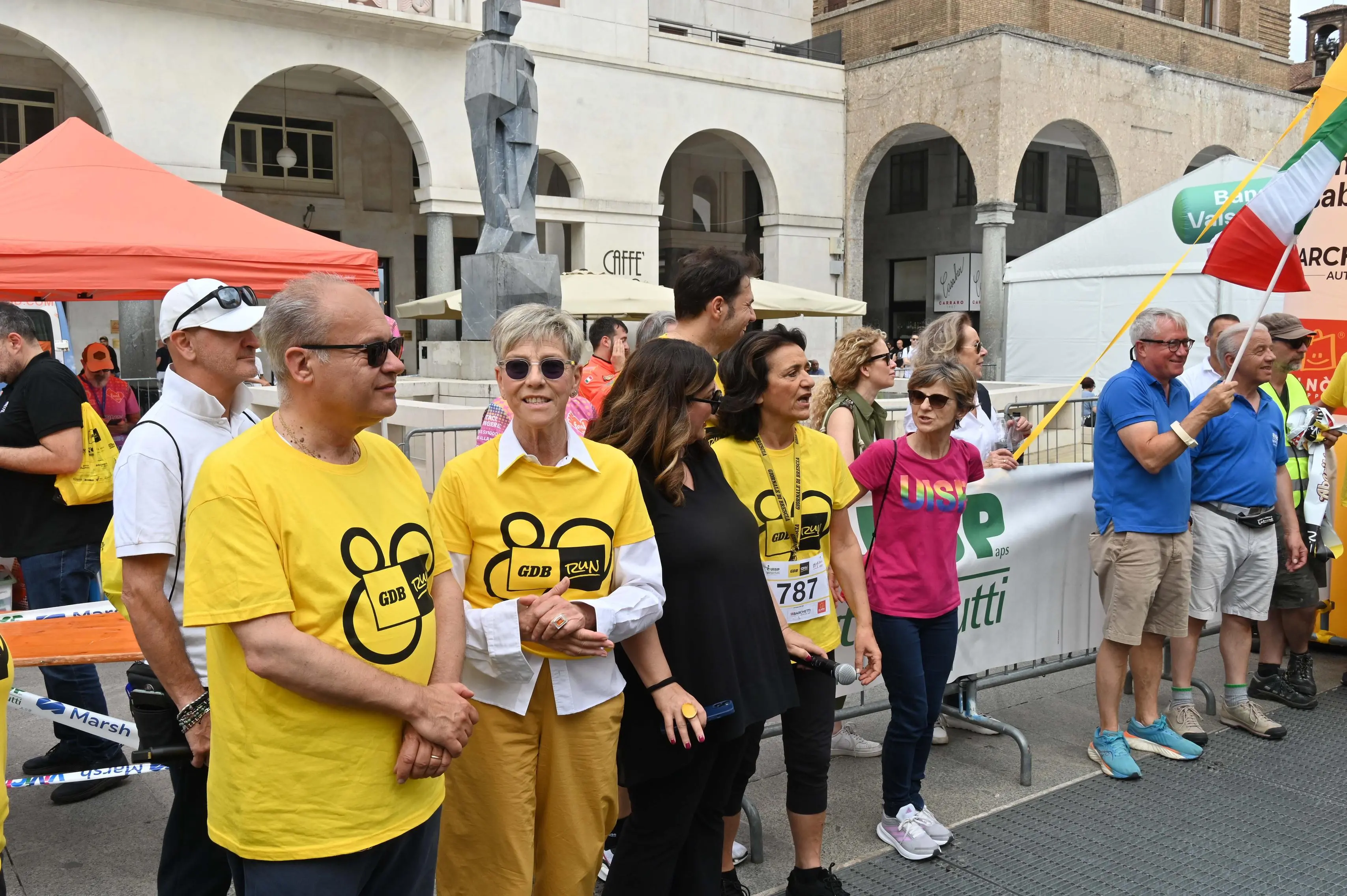 CRONACA BRESCIA PIAZZA VITTORIA GDB RUN REDAZIONE CRONACA 08-06-2025 GABRIELE STRADA NEW EDEN GROUP                             