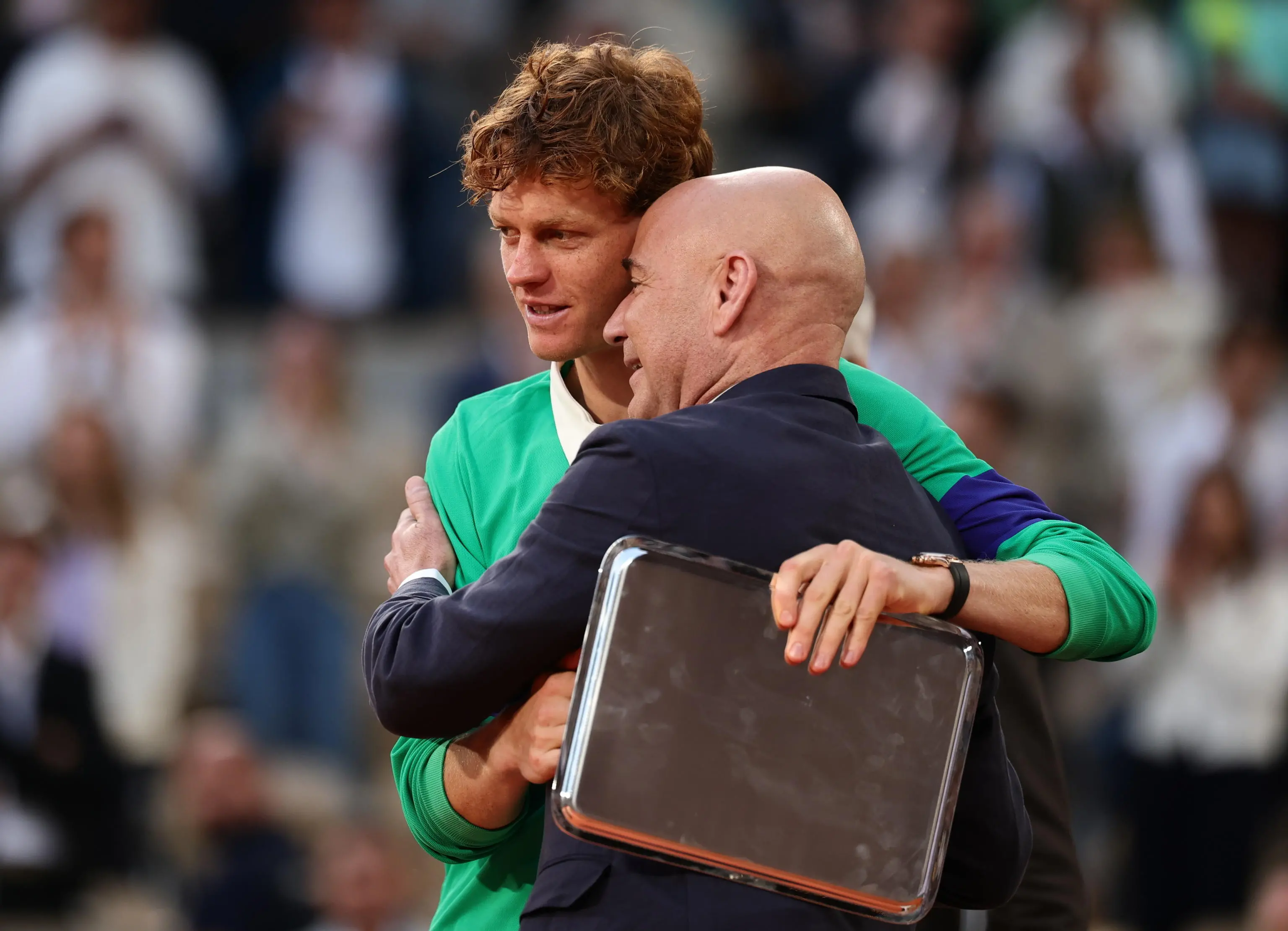 Roland Garros, scatti dall'epica finale Sinner-Alcaraz