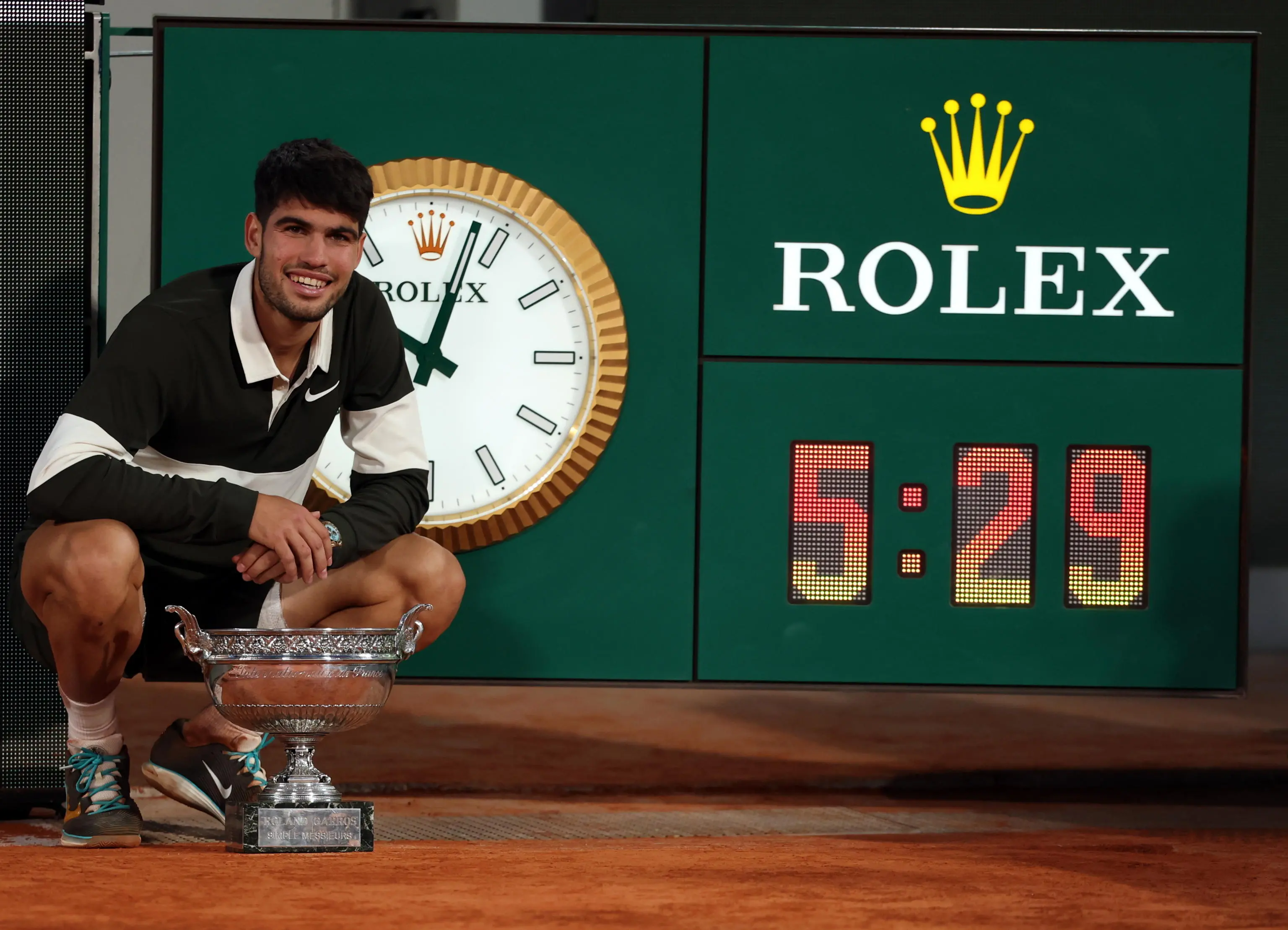 Roland Garros, scatti dall'epica finale Sinner-Alcaraz
