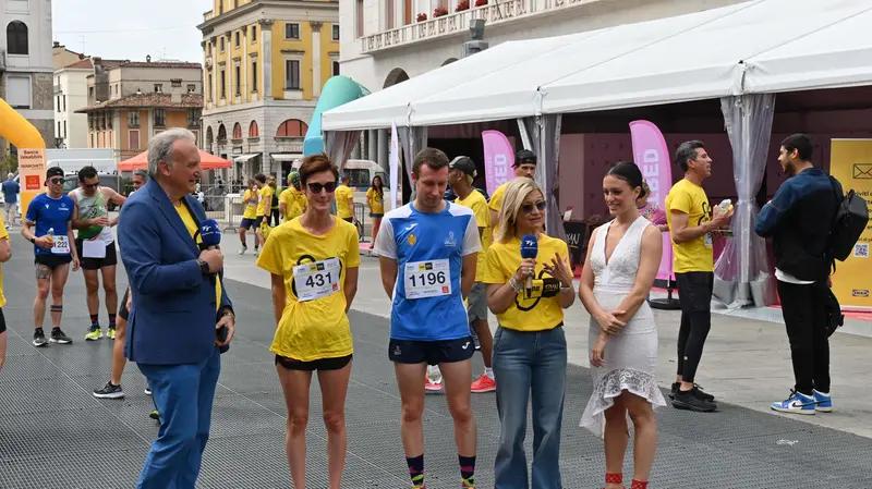 CRONACA BRESCIA PIAZZA VITTORIA GDB RUN REDAZIONE CRONACA 08-06-2025 GABRIELE STRADA NEW EDEN GROUP                             