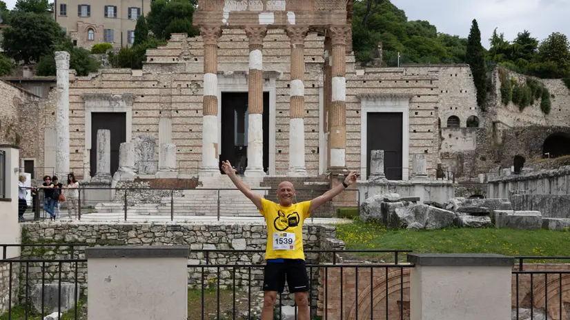 Sport Cronaca Gdb Run 80 anni giornale nella foto un momento della Manifestazione sportiva passaggio via musei tempio capitolino 08/06/2025 Comincini©NewReporter