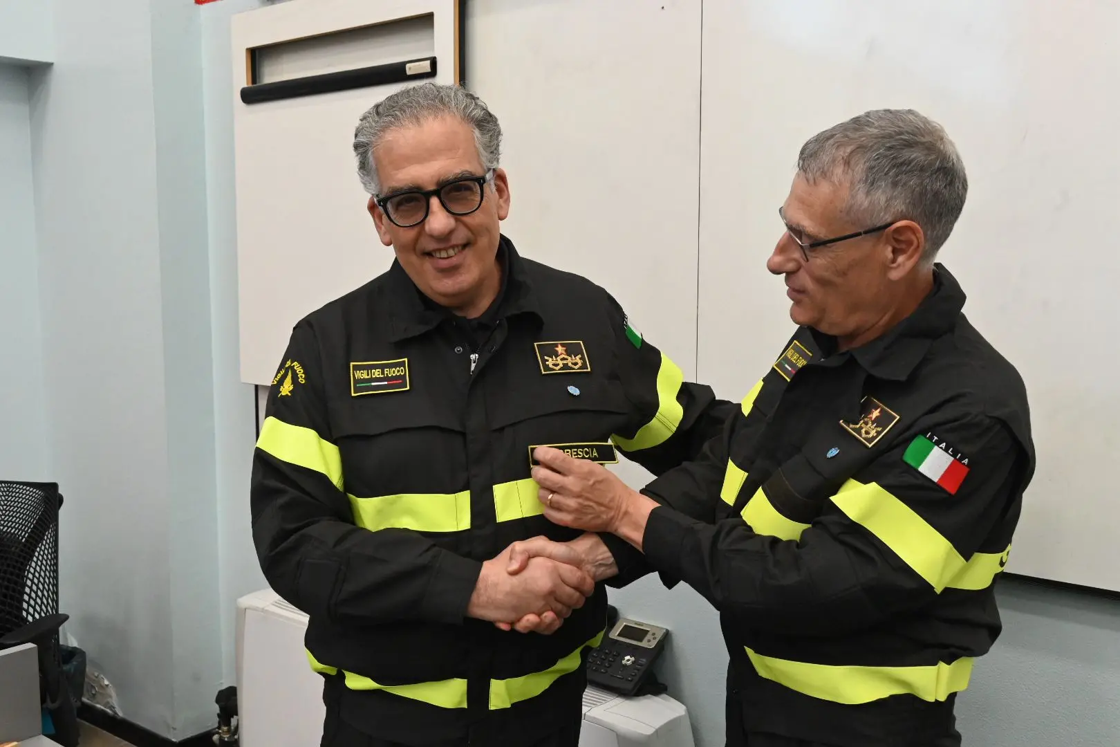 Il nuovo comandante dei Vigili del fuoco Luigi Diaferio