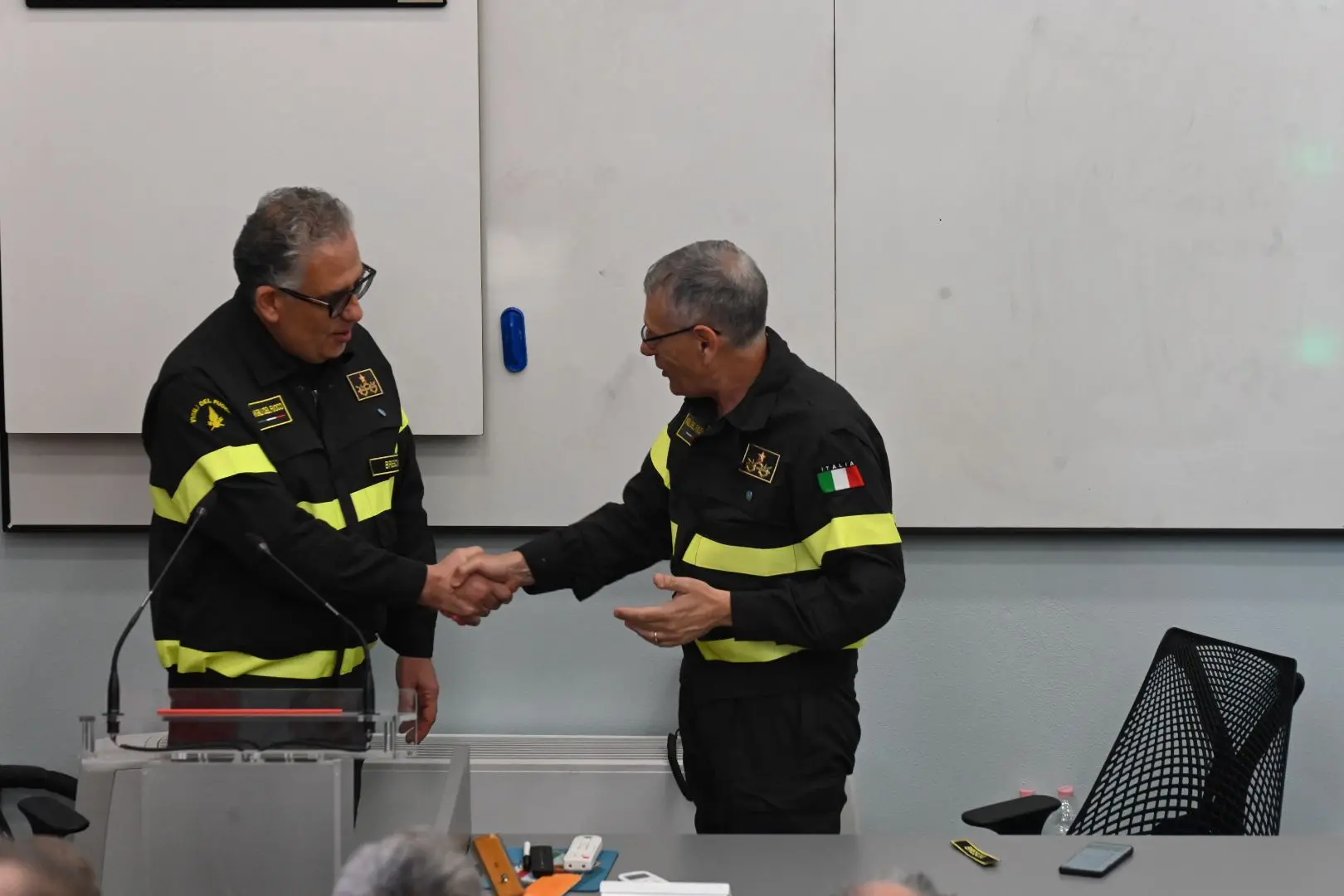 Il nuovo comandante dei Vigili del fuoco Luigi Diaferio