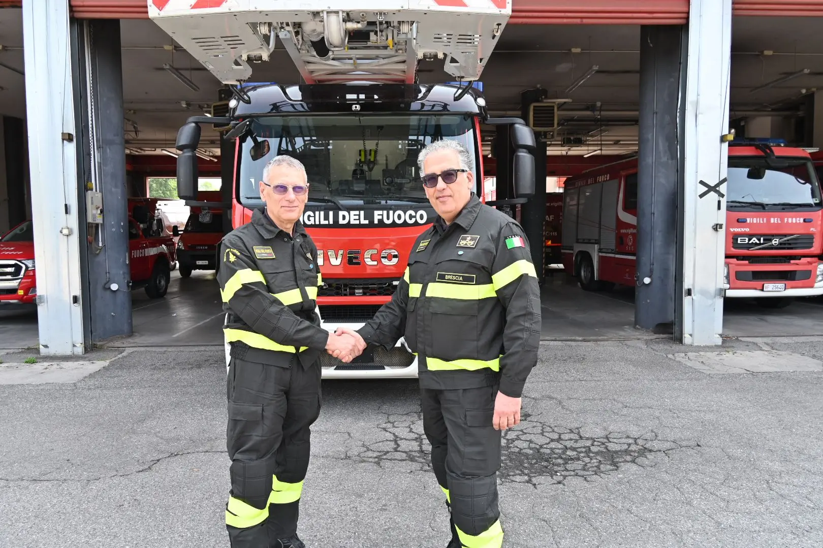 Il nuovo comandante dei Vigili del fuoco Luigi Diaferio