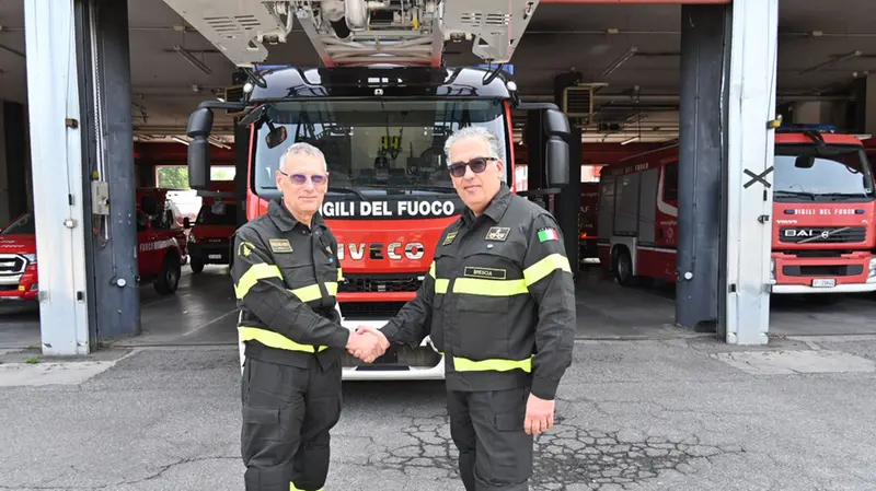 Il nuovo comandante dei Vigili del fuoco Luigi Diaferio