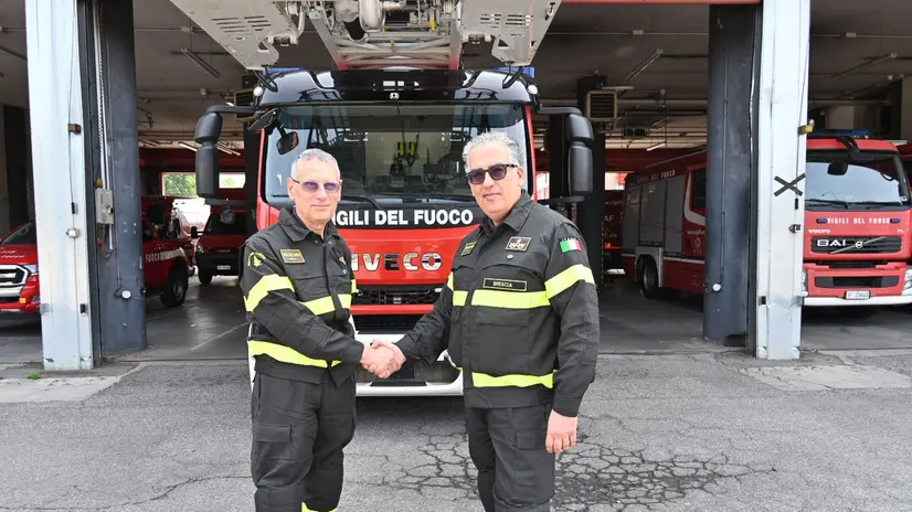 Il nuovo comandante dei Vigili del fuoco Luigi Diaferio