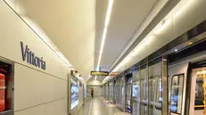 La stazione della metro Vittoria - Foto © www.giornaledibrescia.it