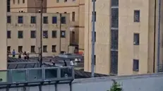 Rivolta nel carcere di Marassi, a Genova, 4 giugno 2025. ANSA -npk-