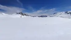Il Pian di Neve visto dalla stazione meteo al Passo Salarno - Foto Amerigo Lendvai